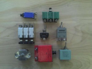 Electrical Switches, Circuit Breakers, Toggles, etc.